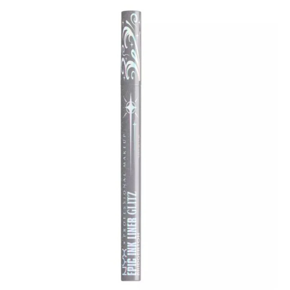 NYX Bridgerton Royal Epic Waterproof Metallic Eyeliner Glitzed in Silver 2 Pack